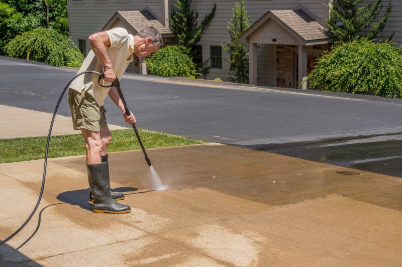 Power Washing Driveways and Walkways