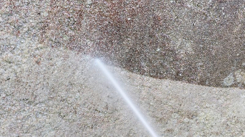 Before and After Power Washing