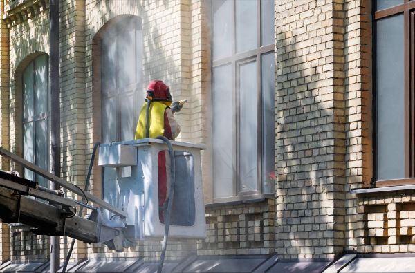 Brick Facade Cleaning in Des Moines